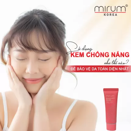 Kem chống nắng nâng tông, dưỡng trắng, ngừa lão hóa và bảo vệ da toàn diện – Mirum Multi UV Protection Sun Cream SPF 50+/PA+++ 50ml